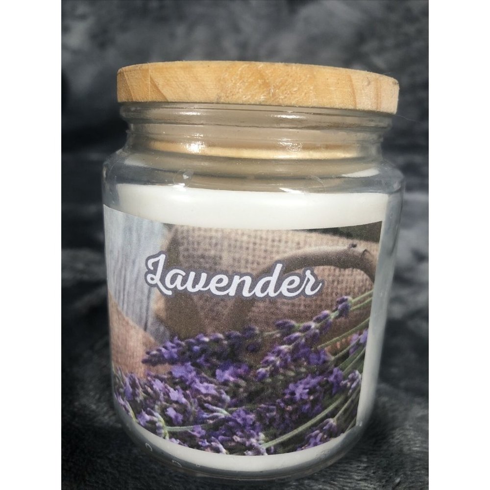 Hand Poured Candles Coconut Soy Blend Lavender Fragrance - Picture 1 of 4